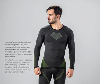 Превью  Термофутболка LOEFFLER Transtex Warm Alpine M Black/Neon Yellow